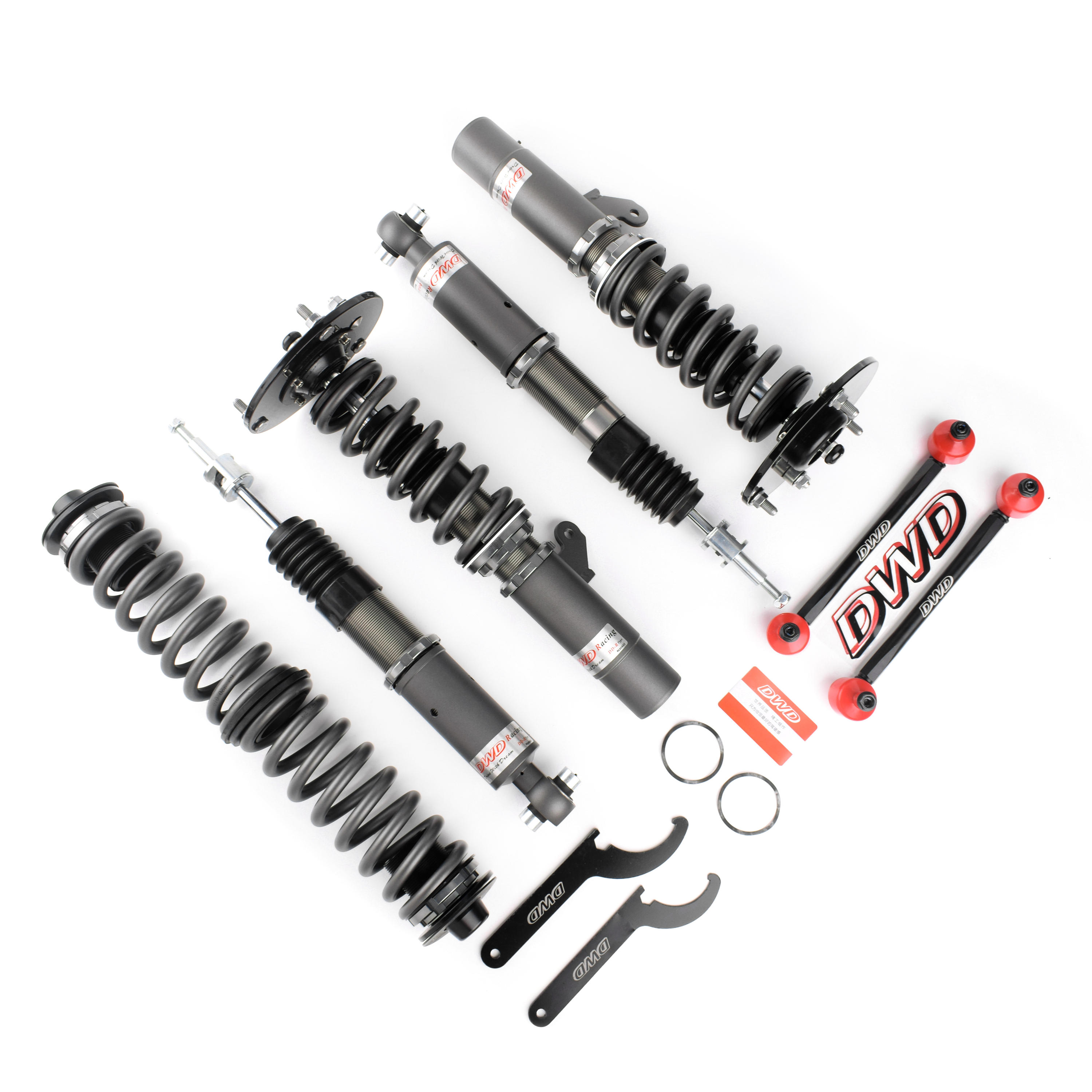 DWD BMW014 32-Step Adjustable Mono-Tube Coilover Shock Absorber for BMW 3 Series F30 2011-2019 (2WD/AWD) | Coilovers