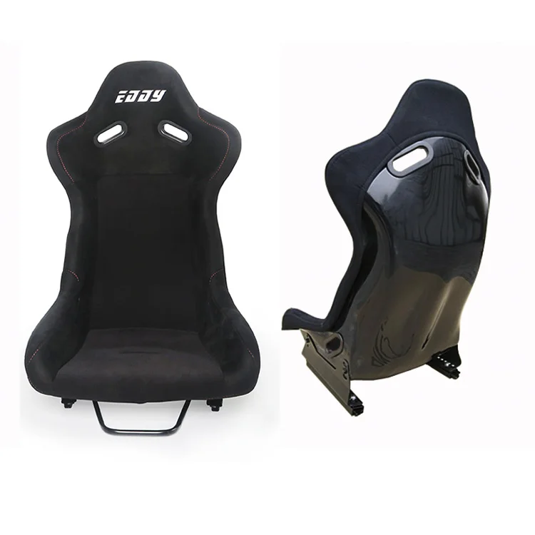Eddystar Factory Direct Supply Custom Sim Racing Car Seats Black Bucket Seats Racing Car Seats