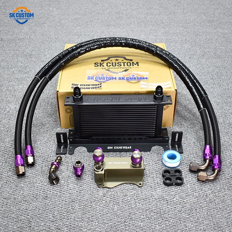 Engine Oil Coolant Kit for Benz M276 (SK CUSTOM 19 Rows Radiator)