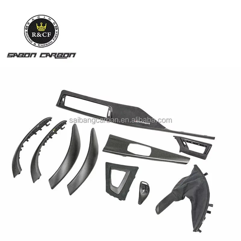 F30 Interior Upgrade Matte Carbon Fiber Interior Trim For BMW F30 F31 F32 F36 Lhd