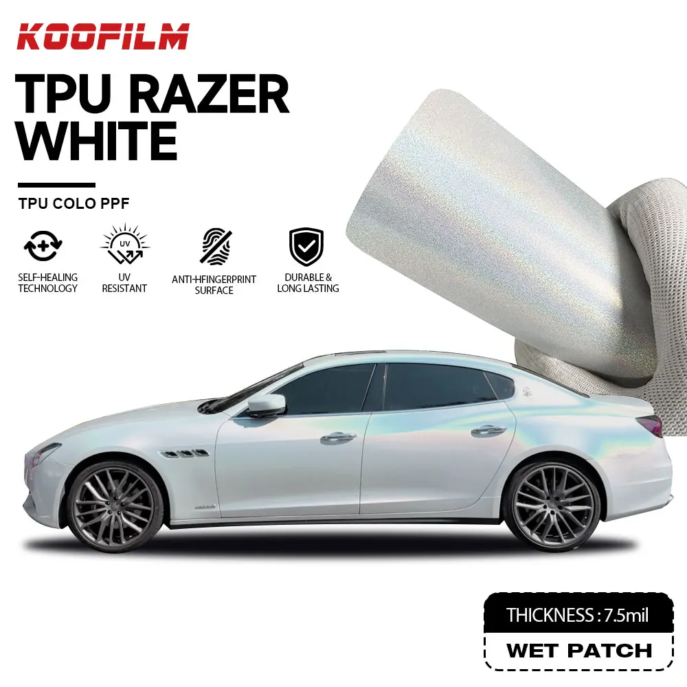 Factory Manufacture Durable&long Lasting Tpu Ppf Film White Color Car Wrap Paint Protection Film