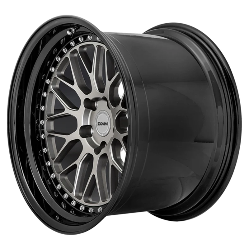 Factory Racing Wheels Forged 2 Piece 15-28 Inch For Passenger Car Wheels 5x112 5x120 6x139.7 Car Alloy Rims Brush Wheel