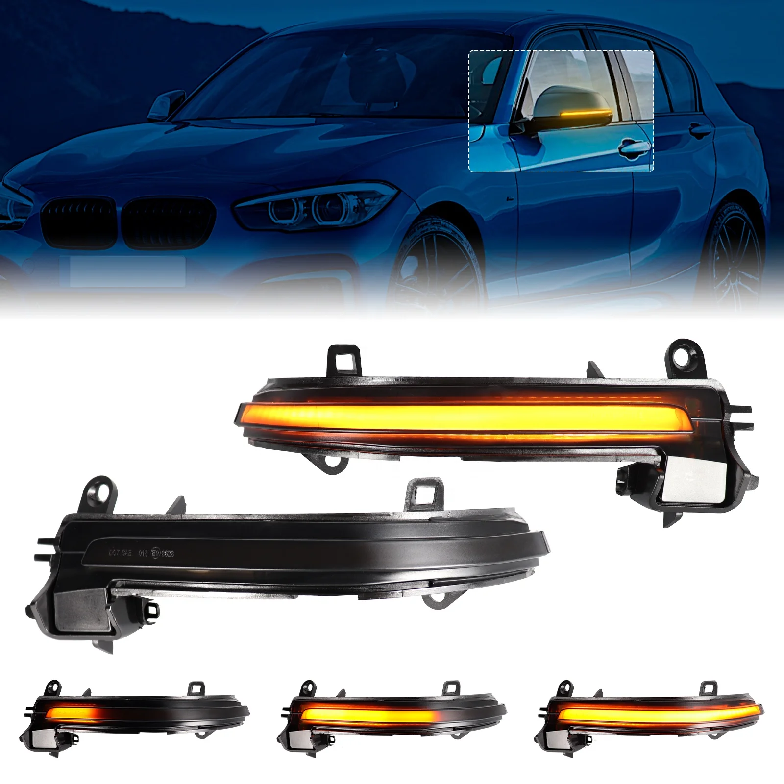 Fast Delivery Sequential Led Mirror Arrow Turn Signal Lights For BMW F20 F22 F30 F32 X1 E84 I3 1 Blinker Dynamic Indicator Lamps