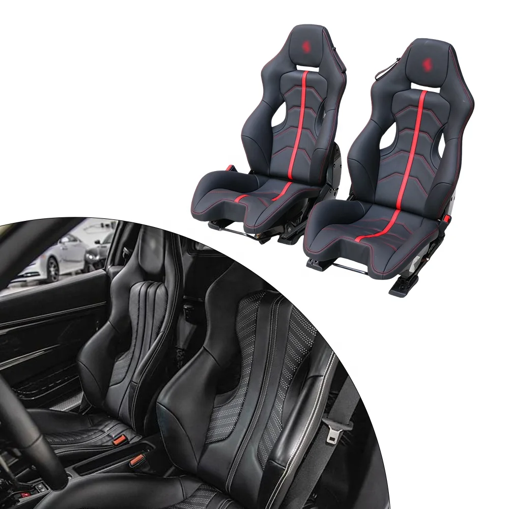 Ferrari 458 488 Dry Carbon Fiber Adjustable Bucket Seat Racing Car Seats Interior Car Parts