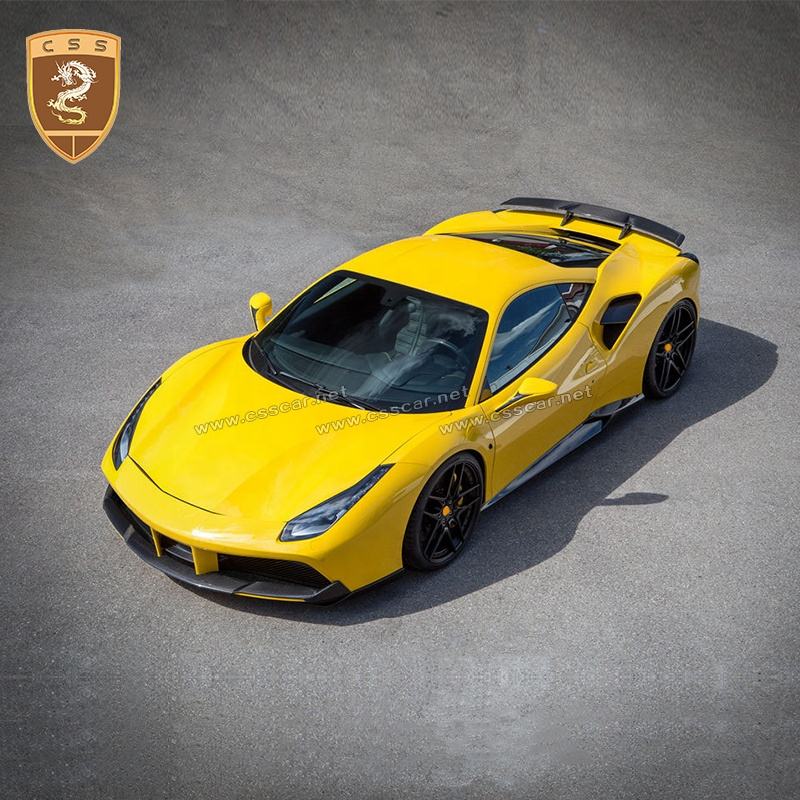 Ferrari 488 Carbon Fiber Body Kit - N Style: Side Skirts, Front Lip, Diffuser, Rear Wing | Full Aero Kit & Body Kit — photo 3