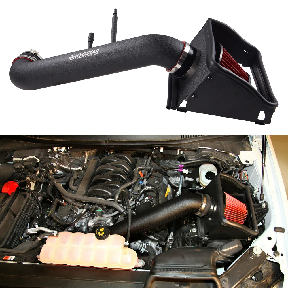 For 2015-2020 Ford F150 Xlt Xl 5.0l V8 Kyostar 3.5 Inch Car Cold Air Intake System Fit F150