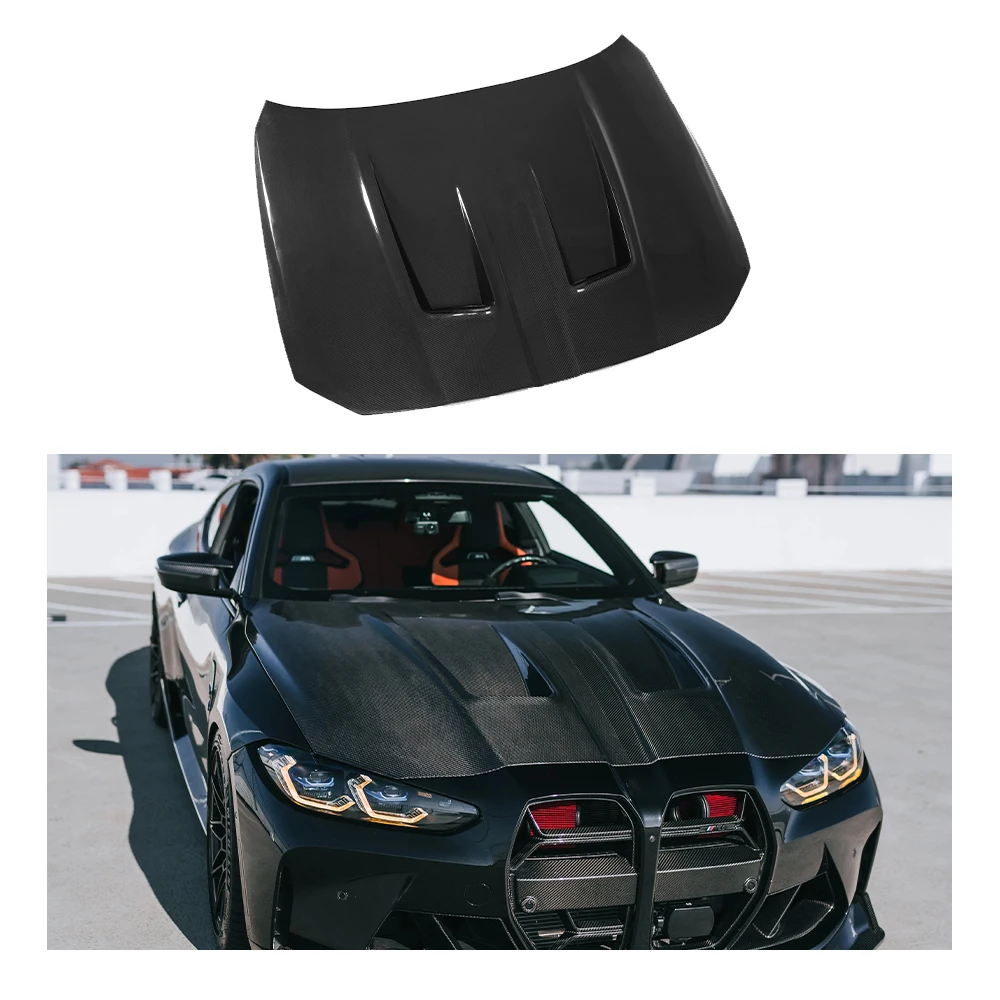 For BMW G80 G81 M3 G82 G83 M4 Competition 2020-2026 Carbon Csl Style Front Engine Hood Bonnet Cover 51918083552 41618082029
