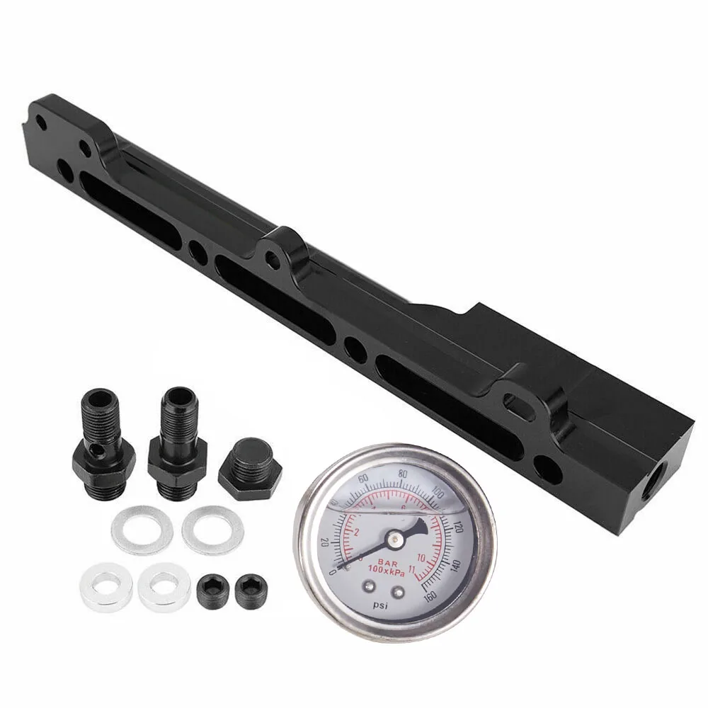 For Honda D-series Aluminum Fuel Injector Rail Kit For Models D15b7 B8 D16a6 Z6 Injection Valves