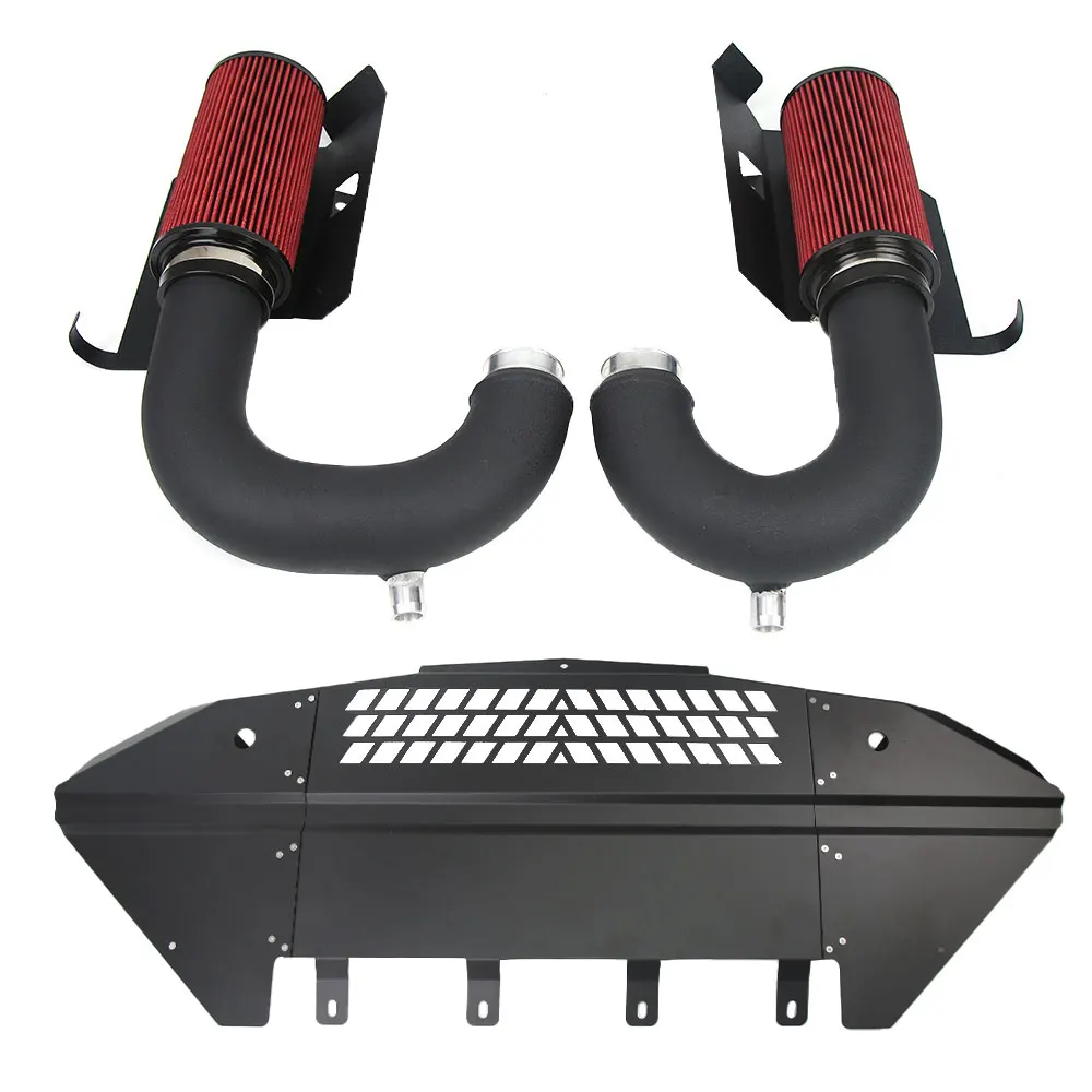 For Mercedesbenz Amg 2015-2023 C63 C63s W205 2017-2019 Glc63/63s X253/c253 4.0t M177 Cold Air Intake System With Skids Plate
