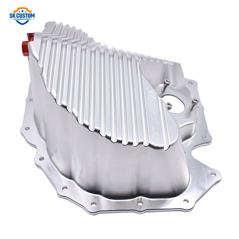For Volkswagen Gen 3 EA888 Engine Oil Sump Pan VW Golf GTI R MK6 MK7 Audi A3 S3 TSI Forged Aluminum Alloy Oil Pan
