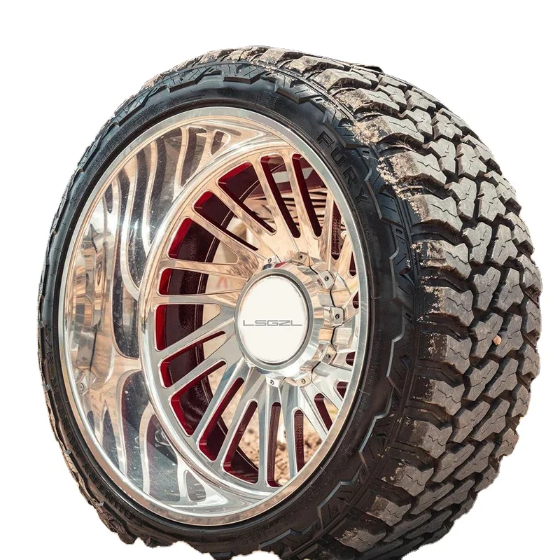 Forged Alloy Offroad Deep Dish Rim 24x12 26x14 8x170 6x139.7 Custom Concave For C10 F250 Silverado