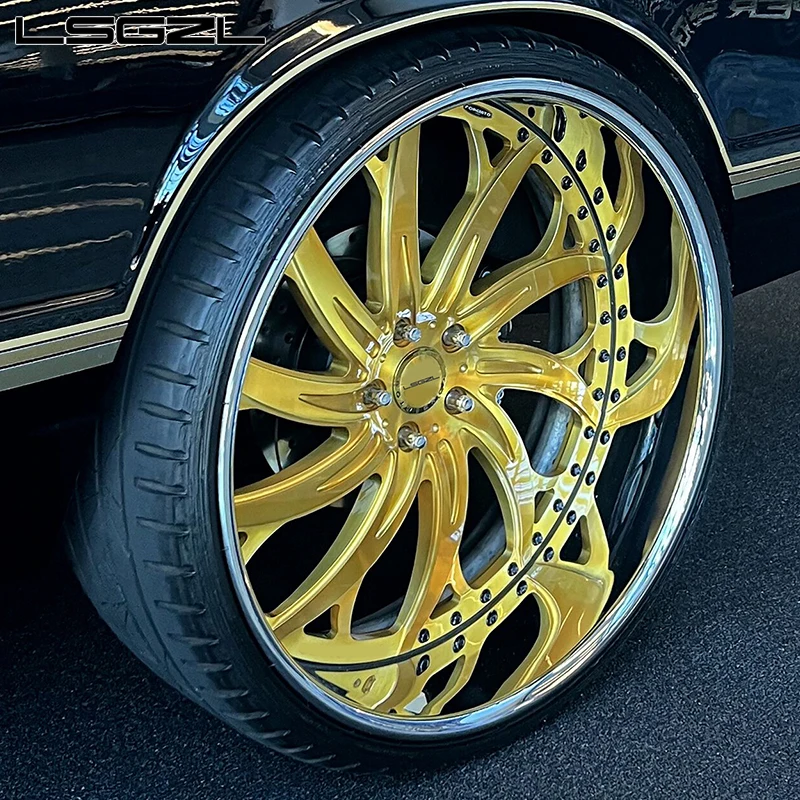 Forged Alloy Wheel Custom 15-26 Inch Sport Car Wheel For Mercedes BMW Truck Jeep With 5x114.3 5x130