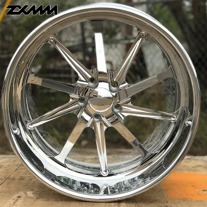 Forged Wheel 2/3piece Deep Dish 5x5 Chevy Wheels 5*120 5127 5*130 6*139.7 20 22 24 26 Inch Rim For 6 Lug Chevy Wheels