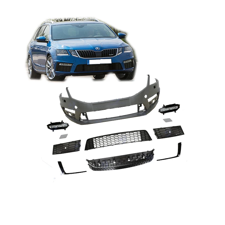 Front Bumper For Vw Skoda Octaviafront Bumper For Vw Skoda Octavia Upgrade Rs /vrs 2017 2018 2019
