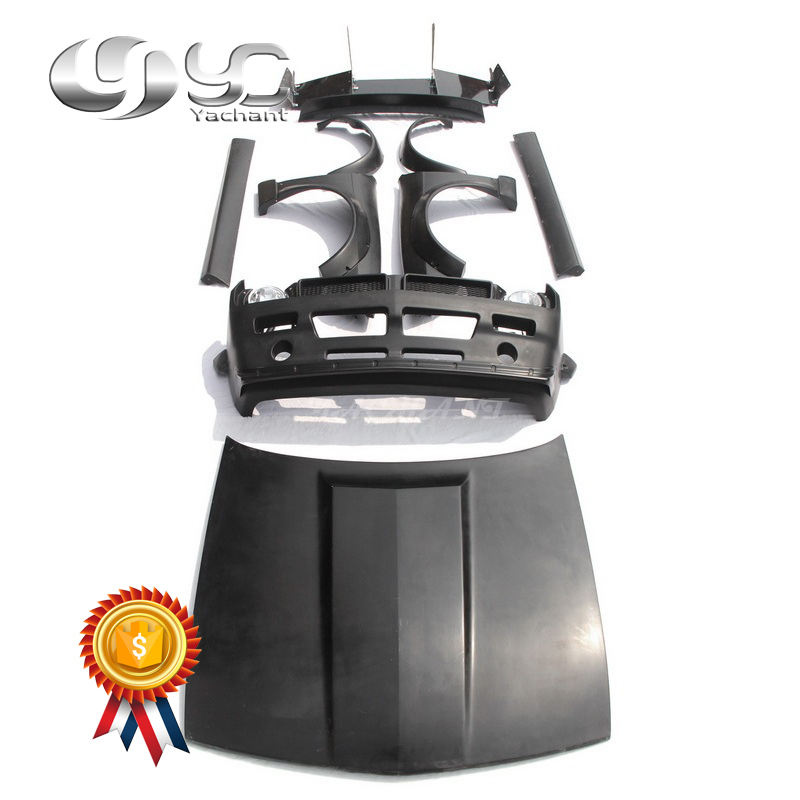 FRP Fiber Glass Body Kit Fit for 1995-1998 S14 Zenki S14A Kouki PD RB V2 BOSS Aero Style Hood Bumper Fender