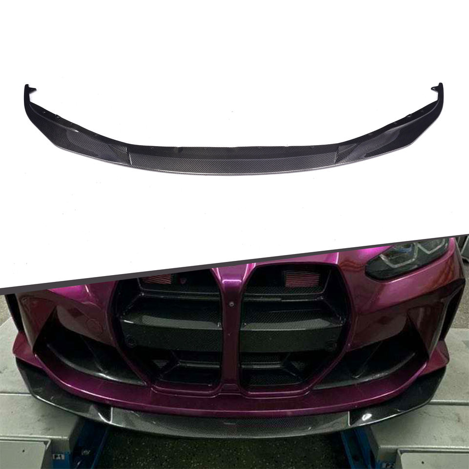G80/G82/G83 BMW M3/M4 2021+ Carbon Fiber Front Lip Spoiler - MHC Style | Splitter & Chin Spoiler