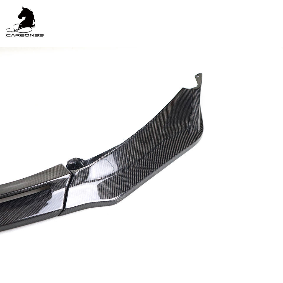 G80/G82/G83 BMW M3/M4 2021+ Carbon Fiber Front Lip - V Style, 3-Piece | Splitter & Chin Spoiler — photo 3