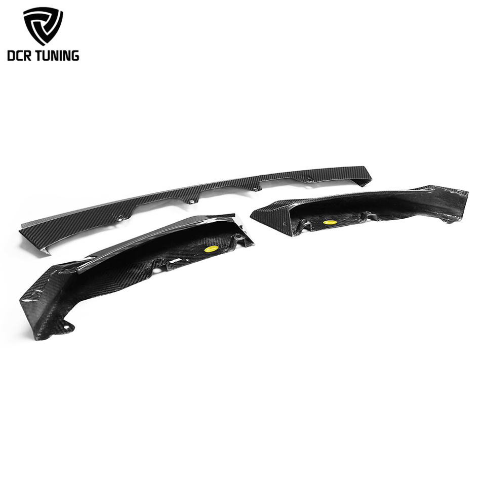 G80/G82/G83 BMW M3/M4 2021+ Dry Carbon Fiber Front Lip - V Style, 3-Piece | Splitter & Chin Spoiler β photo 3