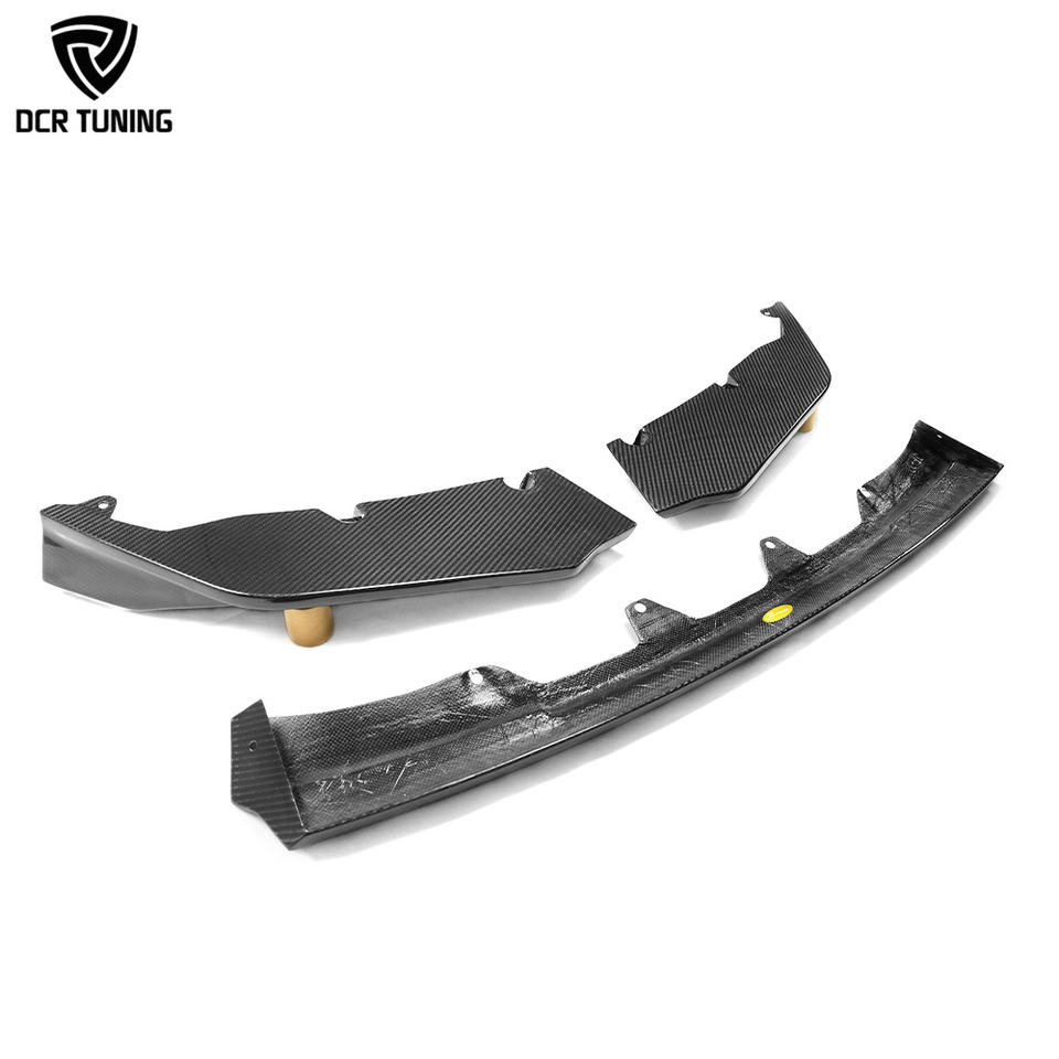 G80/G82/G83 BMW M3/M4 2021+ Dry Carbon Fiber Front Lip - V Style, 3-Piece | Splitter & Chin Spoiler β photo 4