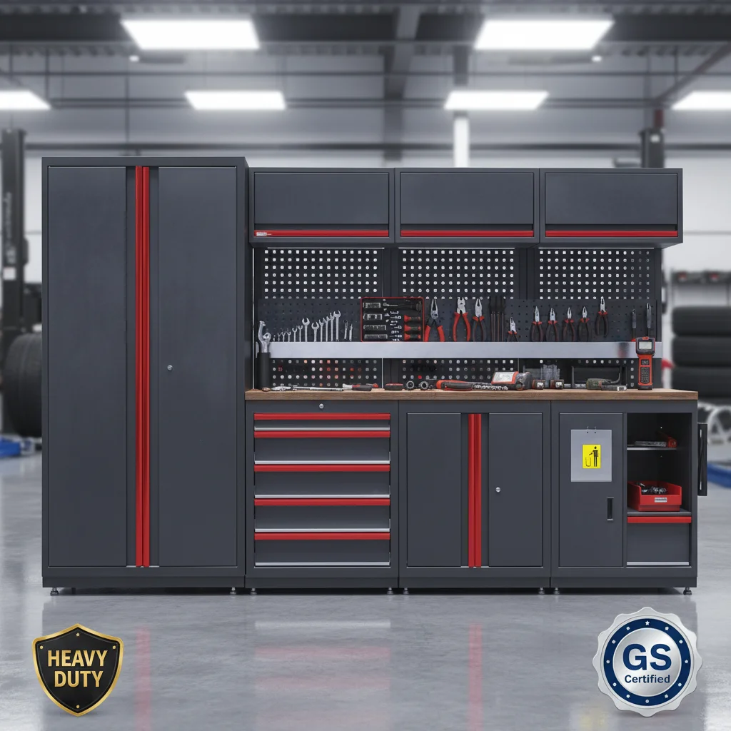 Gatmatic Gws141c Heavy Duty Industrial Wholesale Workbench 9 Drawers Metal Tool Cabinet Workshop