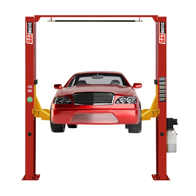 Gatmatic Two-post Clear Floor Mechanic Car Lift Hydraulic Auto Hoist For Vehicle Repair Workshop