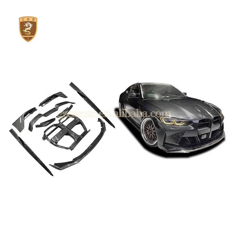 Glossy Black Carbon G80 G82 G83 Rear Diffuser Lip Spoiler Body Kit For BMW M Series M3 M4 Upgrade