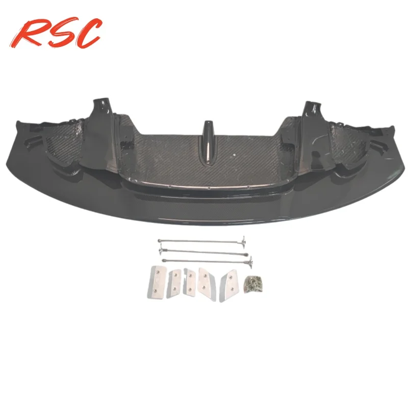 Gt4 Style Carbon Fiber Front Lip For F82 M4 F80 M3