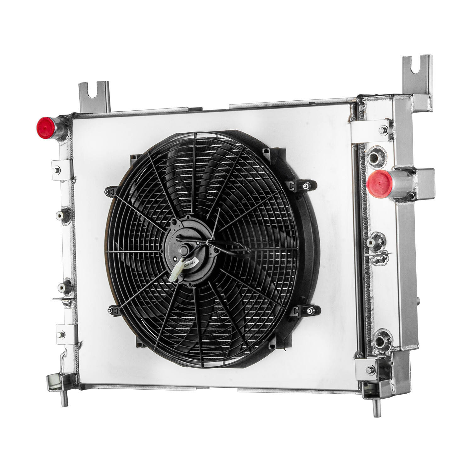 Gtgmoto 3-row Radiator Shroud Fan — for 2000–2004
