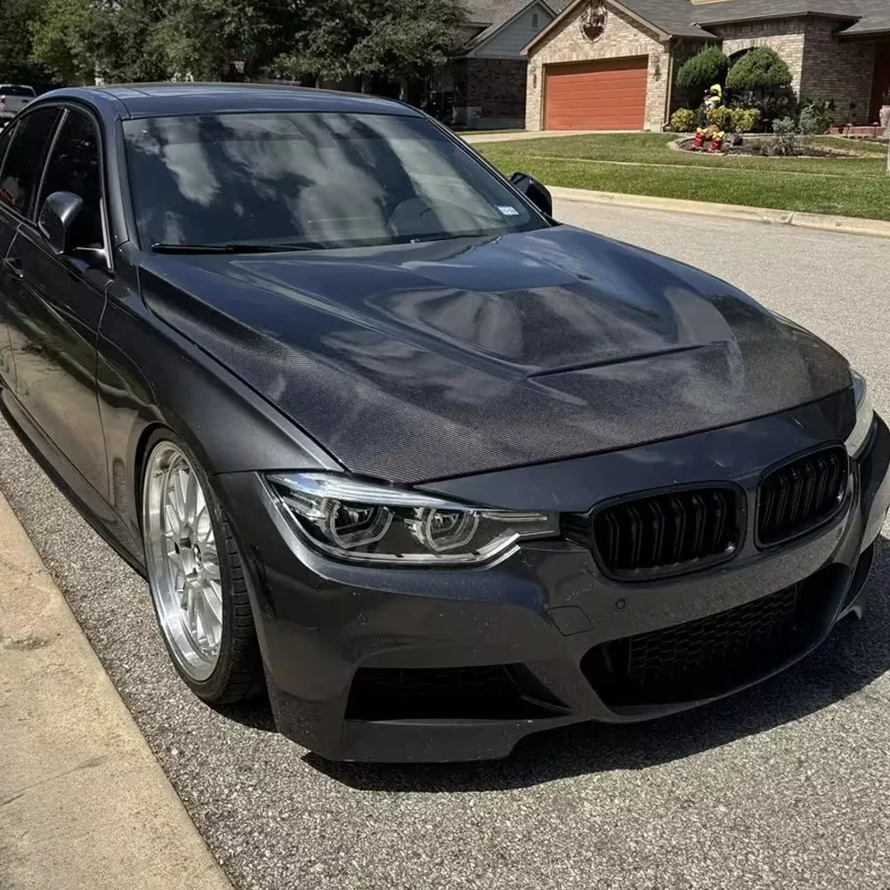Gts Style M3 M4 Carbon Fiber Fibre Front Bonnet Hood For BMW F30 335i 340i 3 Series F32 F33 F36 F34