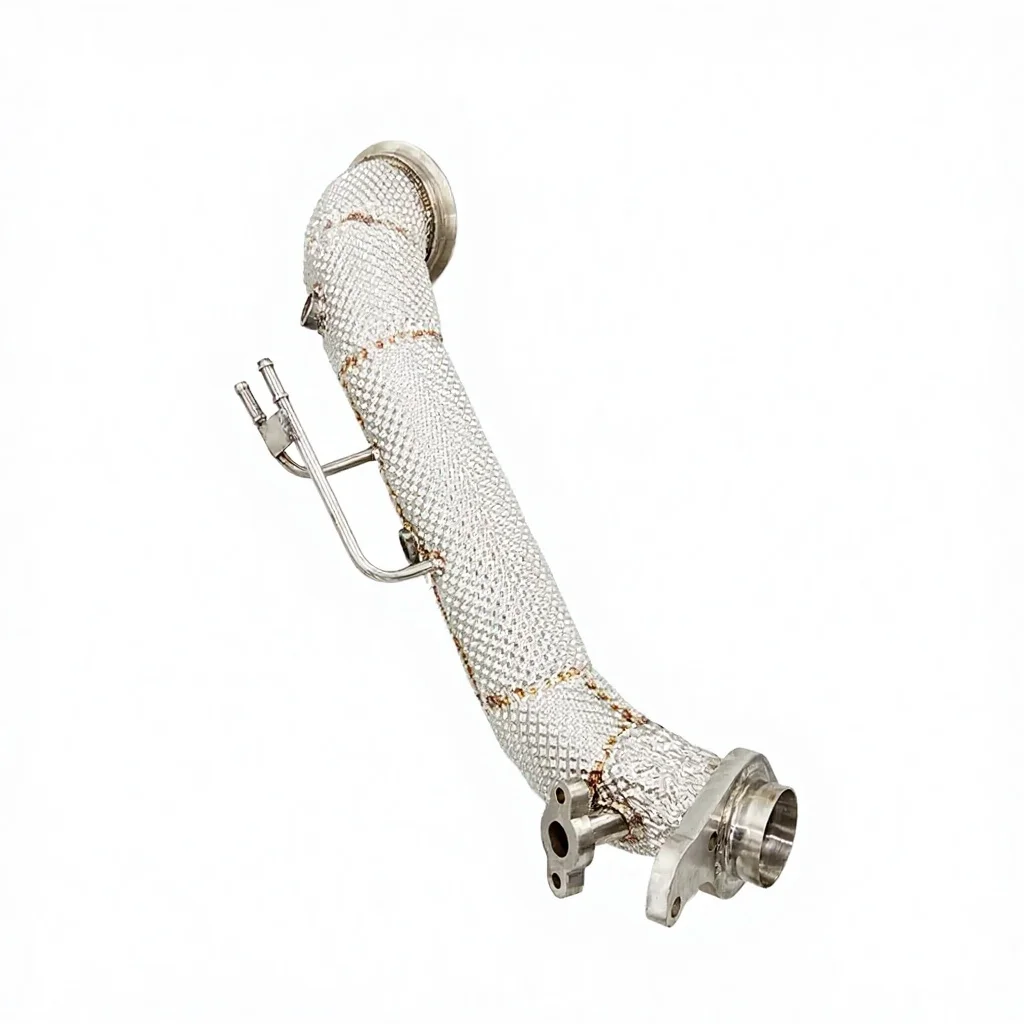High-flow Sport Downpipe Exhaust Head For Suzuki Swift 1.4t 2014-2023 Stainless Steel With Heat Shield Racing Upgrade Power