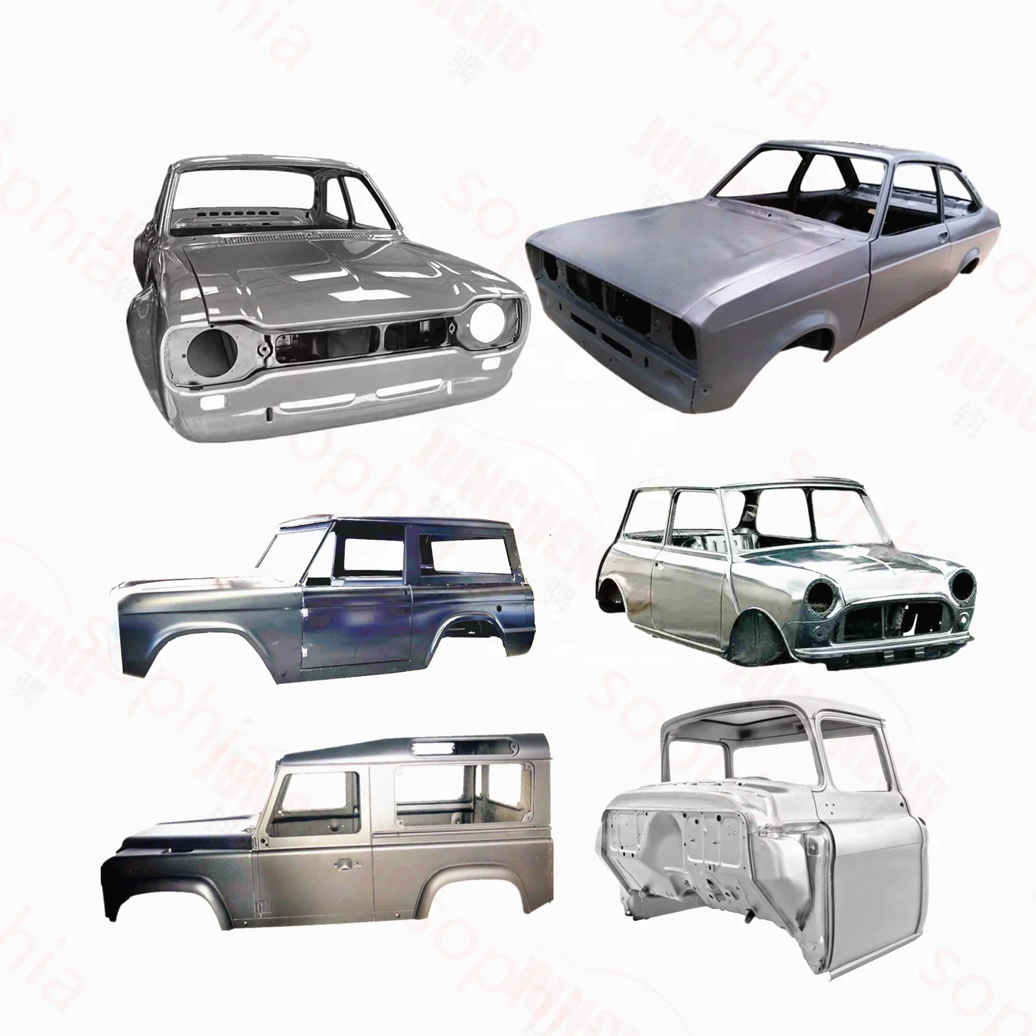 High Quality Classic Car Body Shell,Muscle Car Body Cab For Classic Mk1,Mini,Fj40,Defender,Mustang,Bronco Car Body Parts
