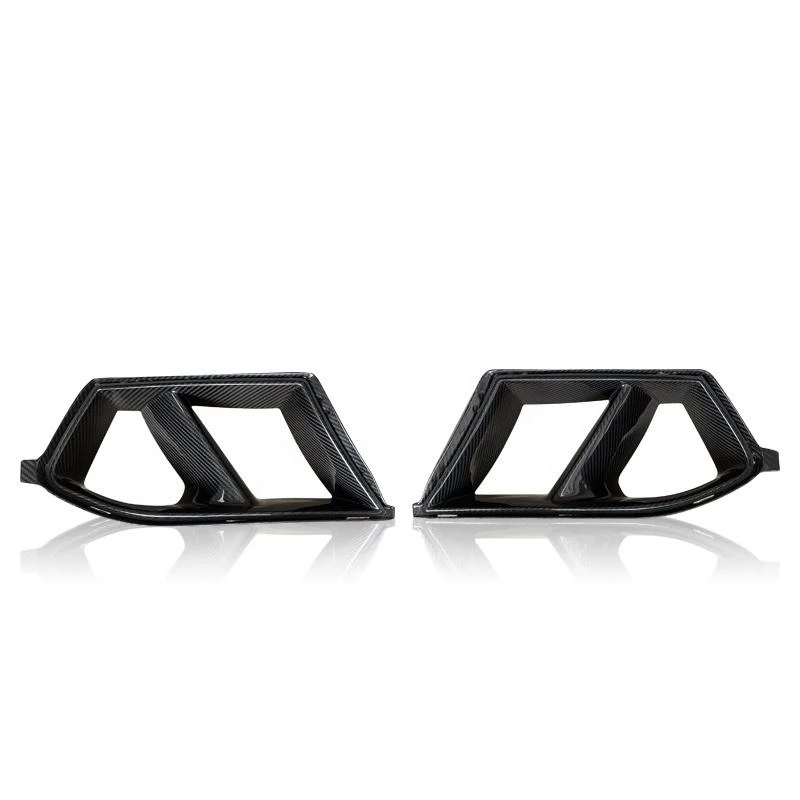 Hot Sale Dry Carbon Fiber Front Bumper Air Duct Vent Trim Replacement For BMW M3 G80 M4 G82 Front Bumper Air Duct