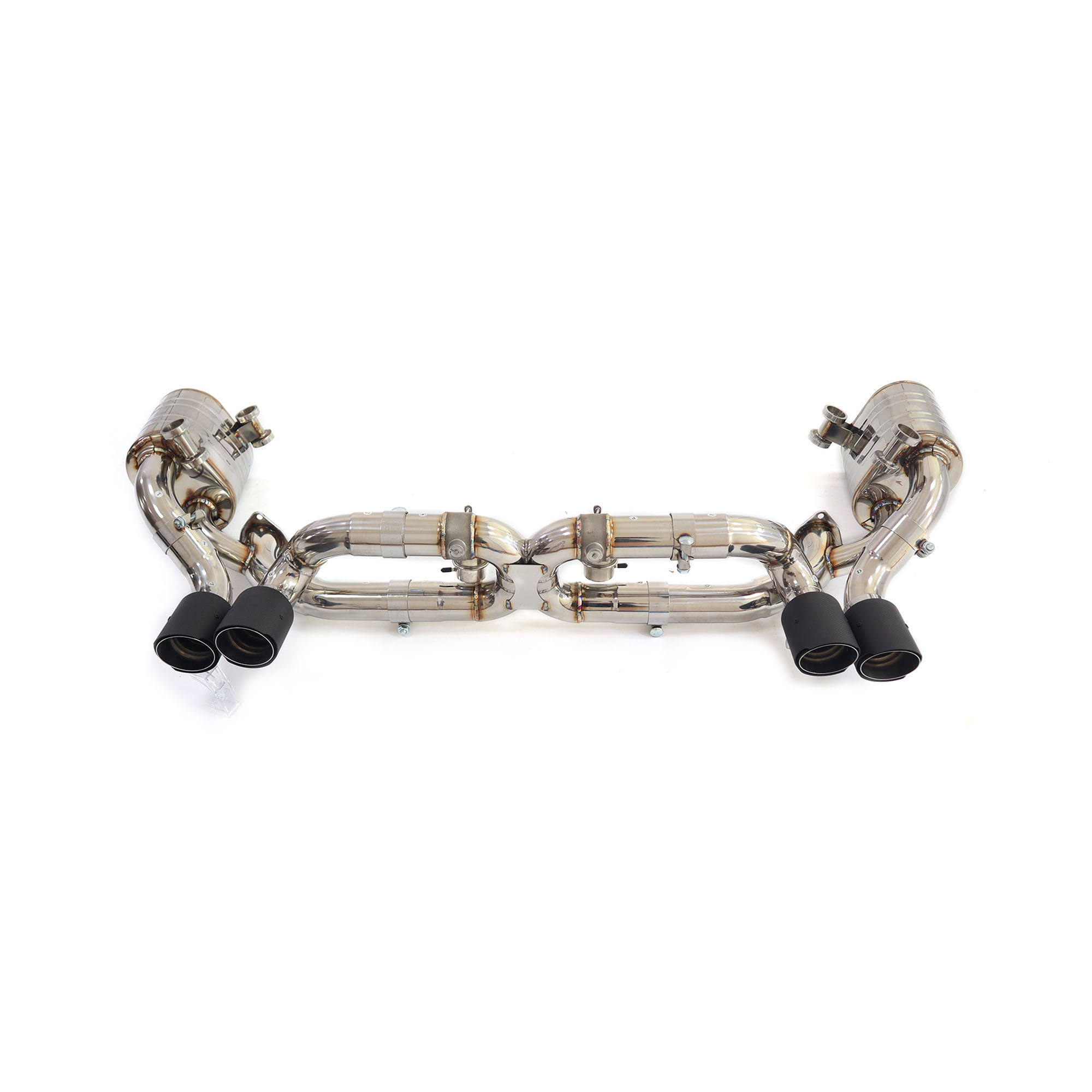 ING Performance Exhaust for Porsche 991 997.2 2009-2010 Stainless Steel Catback with Pneumatic Valves