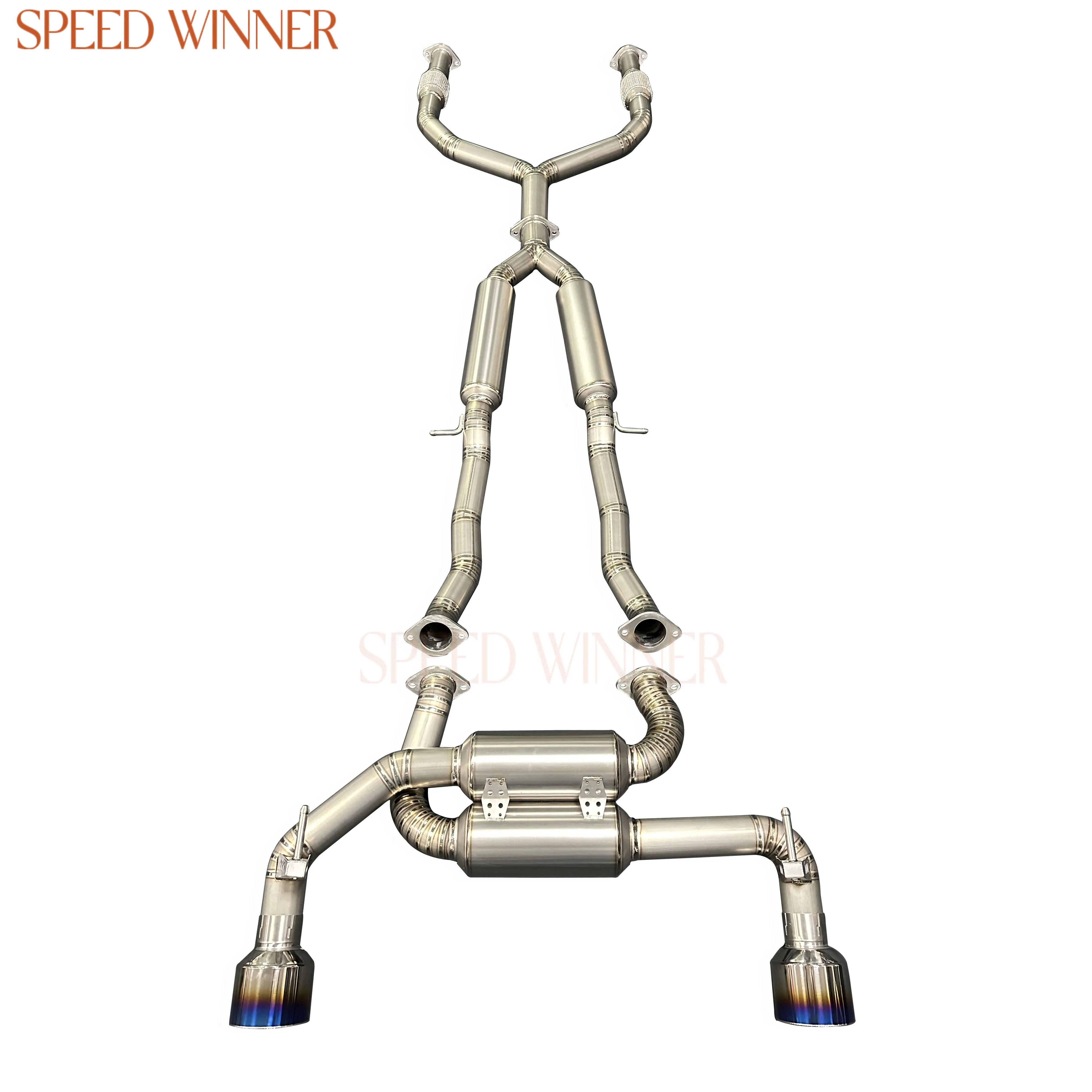 Jdm New Car 400z Tuning Exhausted Systems Titanium Catback For Nissan 400z Rz34 2023 2024
