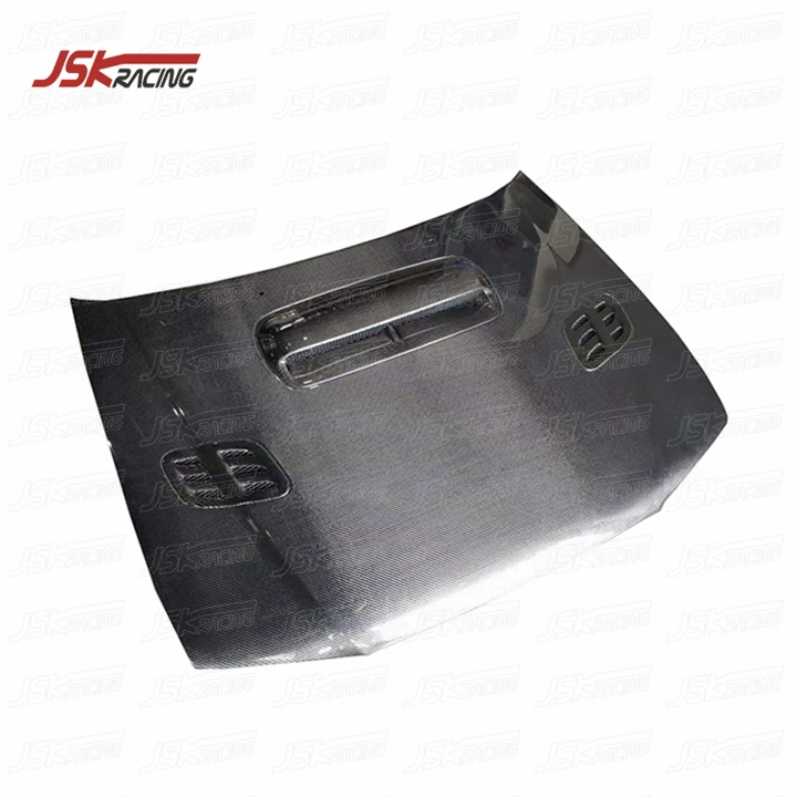 Jsk Style Carbon Fiber Hood For 1997-2000 Subaru Impreza 5-6 Wrx Gc8