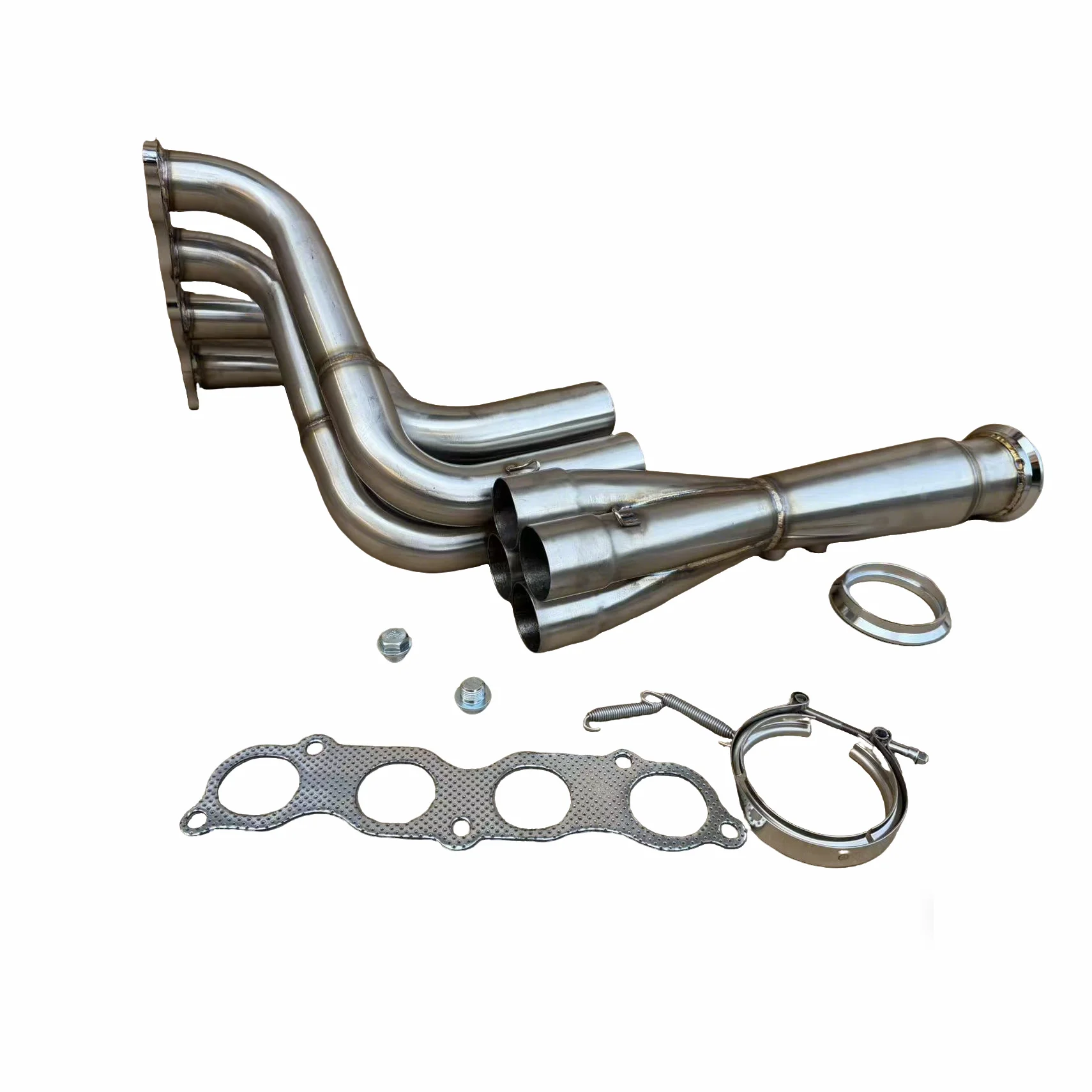 K Swap K20 K24 Megaphone 3" Exit 4-1 Header Integra Eg Ek Dc2 Honda Acura Civic V Band Exhaust Header