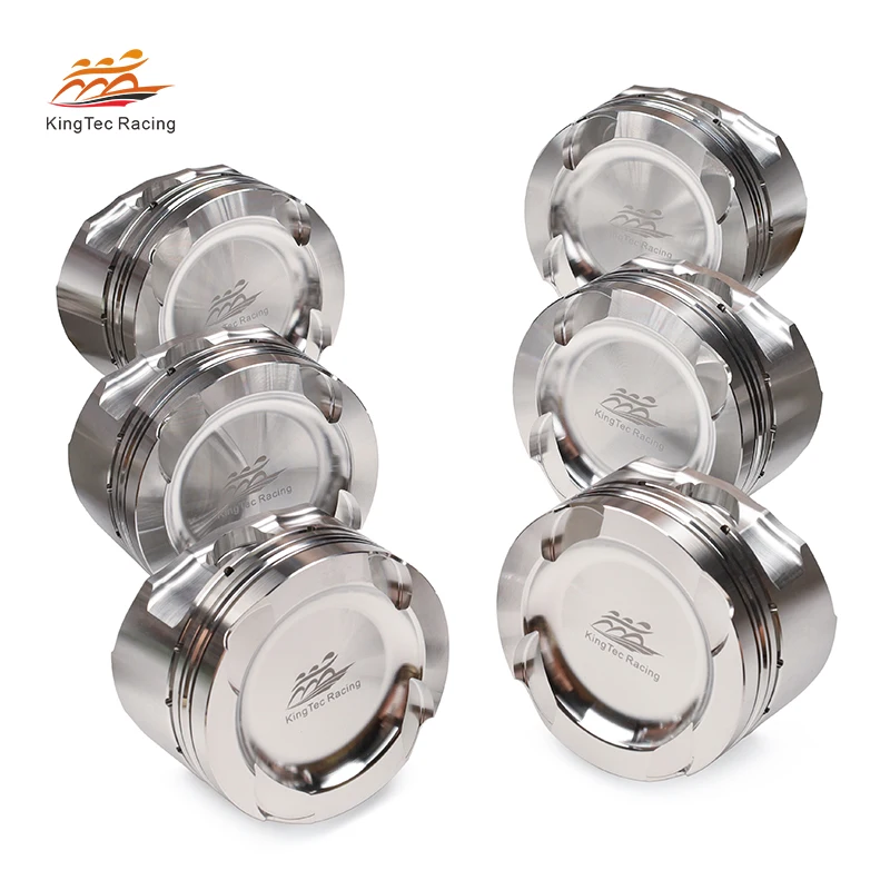 KingTec N54 Engine Tuning Forged N54 Pistons Kit for BMW E90/E91/E92/E93 335i 2006 2007 2008 2009 2010