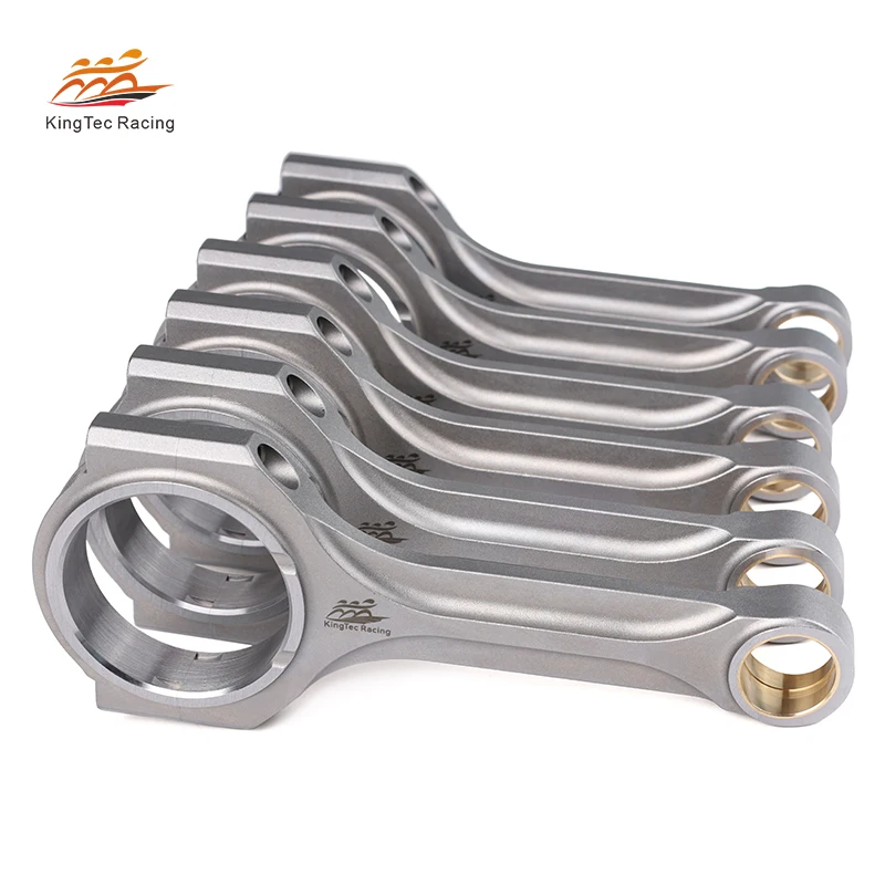 KingTec Racing Forged VR30 Connecting Rod Kit with Rod Bolts for Infiniti Q50 VR30 Upgraded Turbos 3.0L VR30 Engine Parts