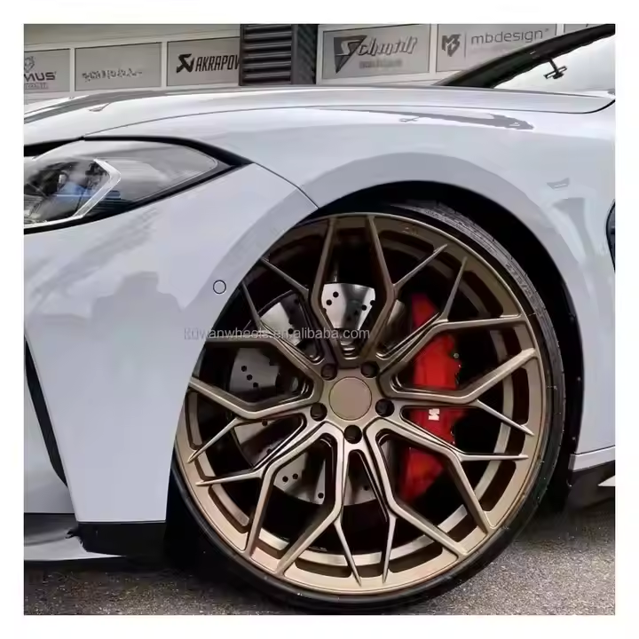 KW Forged 18 19 20 21 Inch Rims 5x120 Wheels Alloy 6061-T6 Car Wheels for BMW M2 M3 M4 (bronze)