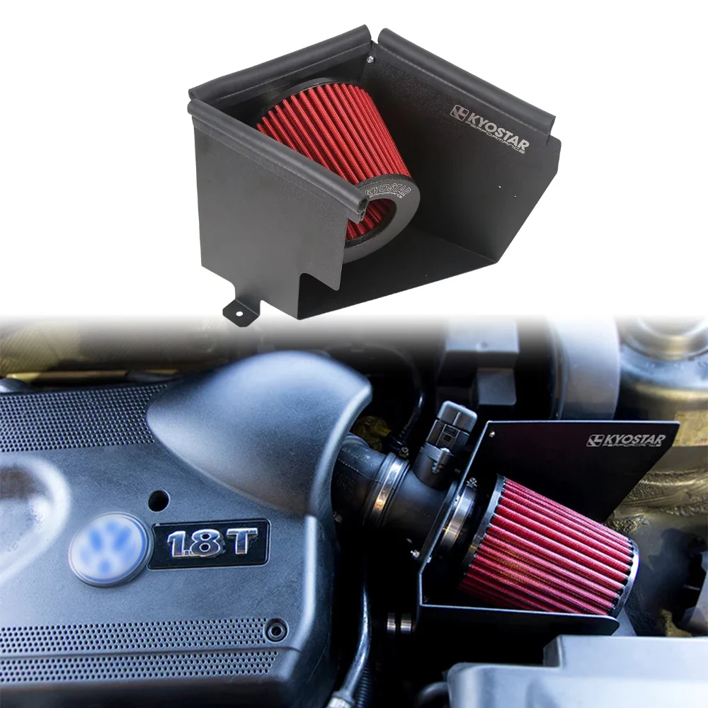Kyostar For 2000 - 2006 Audi Tt 8n 2019+ Vw Gti Mk4 Jetta Mk4 Jetta Gli 1.8l Cold Air Intake High Flow Air Intake W/ Heat Shield