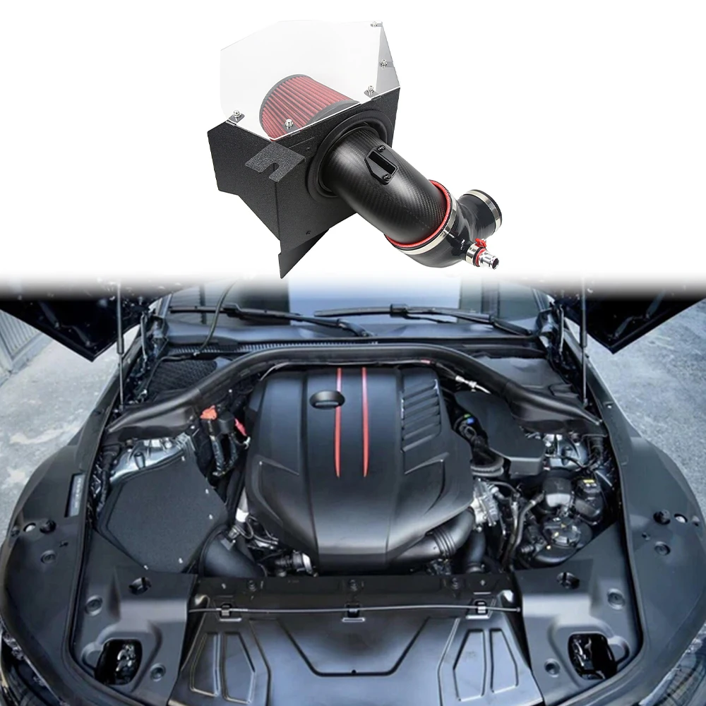 Kyostar For 2019+ Toyota Supra A90 A91 BMW Z4 M40i 3.0t B58 Gen1 Gen2 Cold Air Intake With Inlet Pipe Dry Carbon Fiber Series