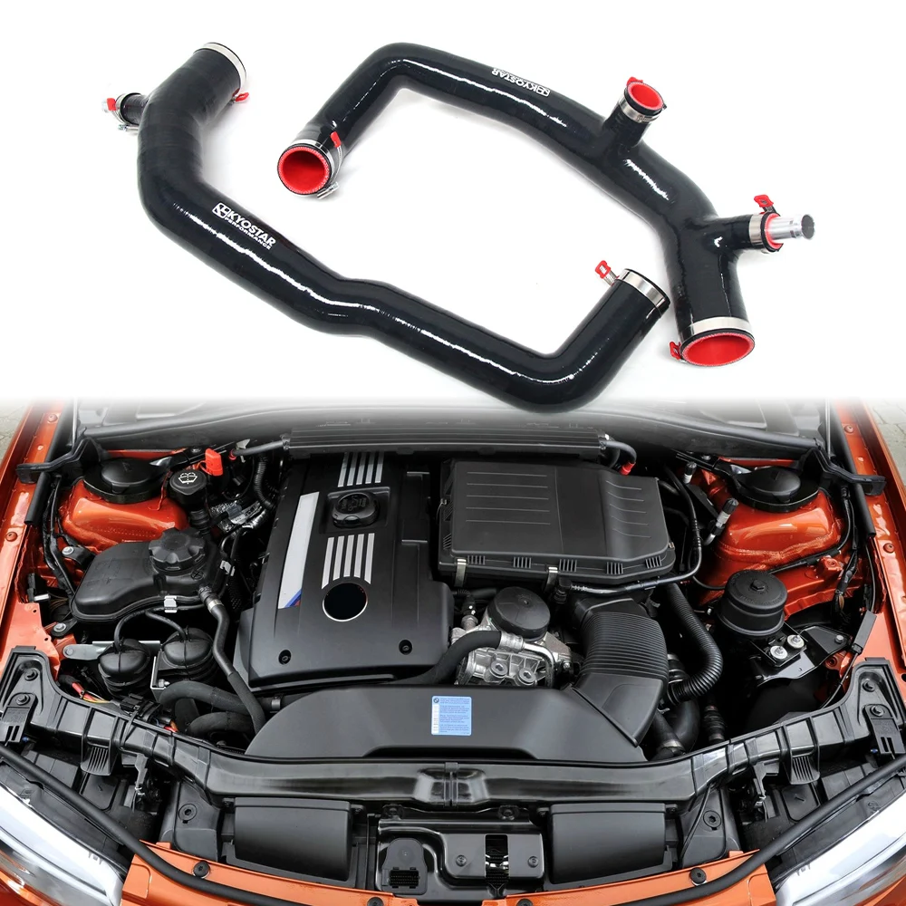 Kyostar For BMW N54 135i 335i 335xi 535i 535xi Z4 E90 2" Silicone Inlet Intake Hose Pipe