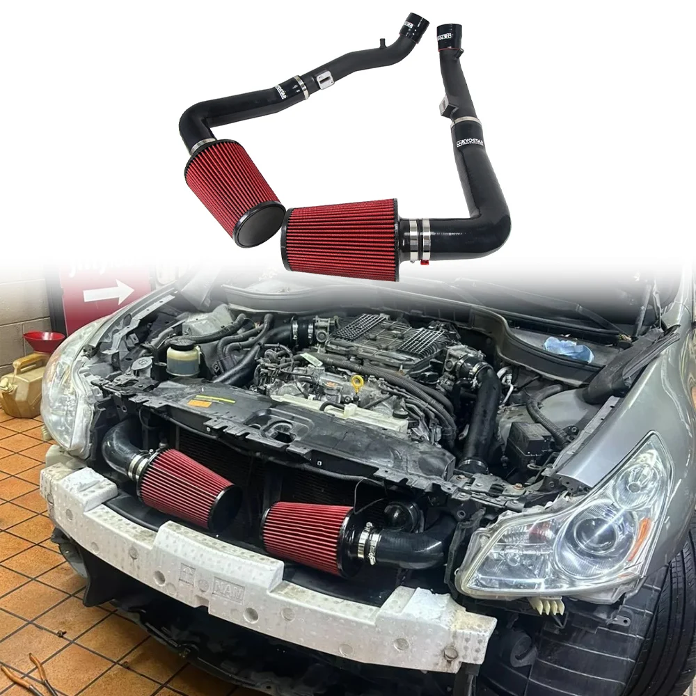 Kyostar For Nissan 370z Infiniti G37 G25 Q40 Q50 Q60 Vq25hr Vq35hr Vq37vhr V6 Cold Air Intake Kit Performance 2.5''' High-flow