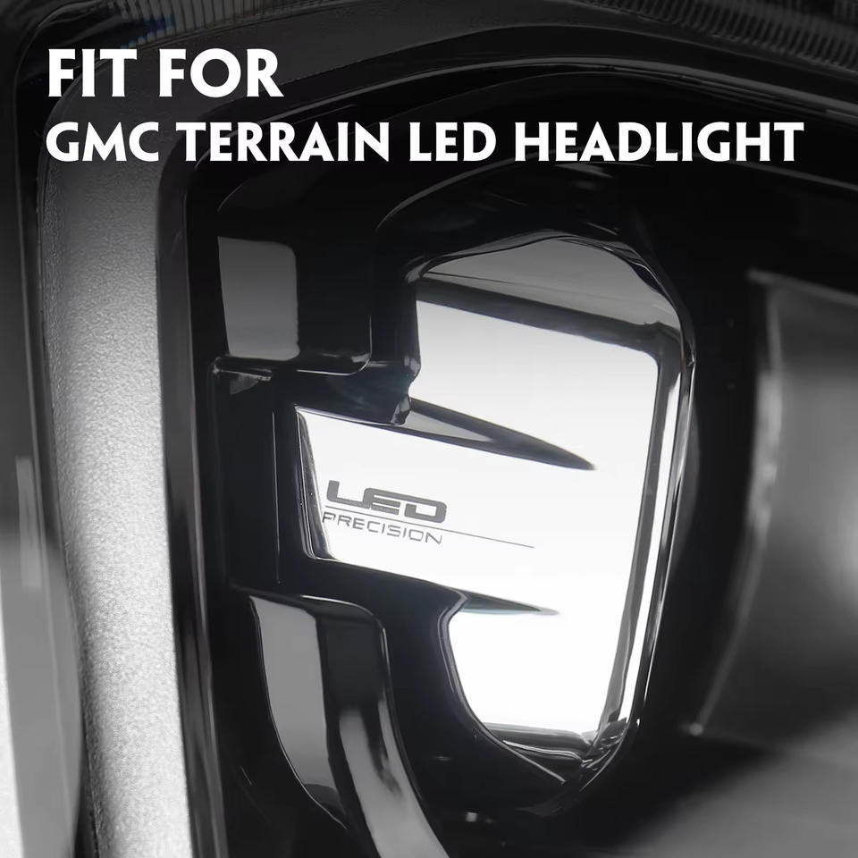 LED Headlight Assembly (Front), SINGLE Unit — Side-Specific L/R Selector, for GMC Terrain 2018-2021 — NOT a pair — photo 2