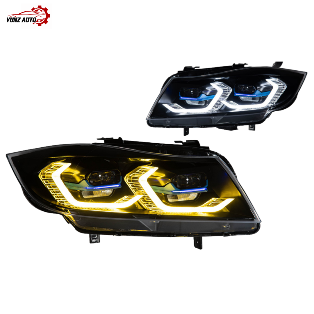LED Headlight for BMW 3 Series E90 2005-2012 Laser Lens Head Lamp Signal DRL 12V New Automotive Accessories