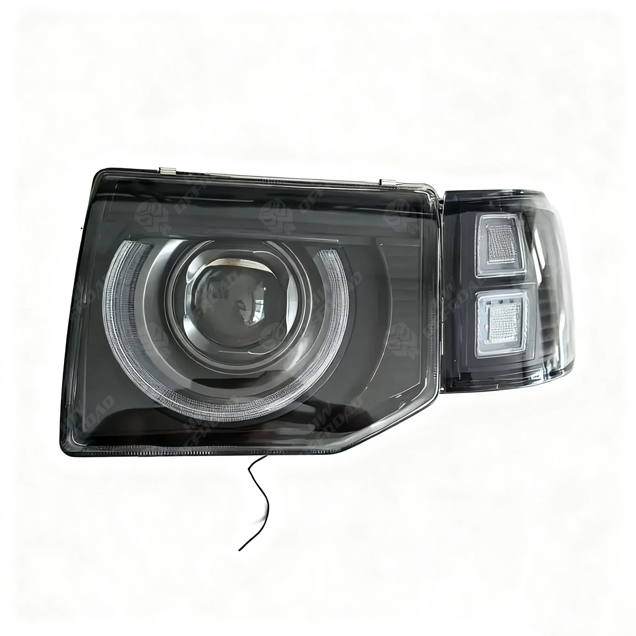 Led Projector Headlight For Mitsubishi Pajero V32 1992-2001 Headlamp Front Day Running Light