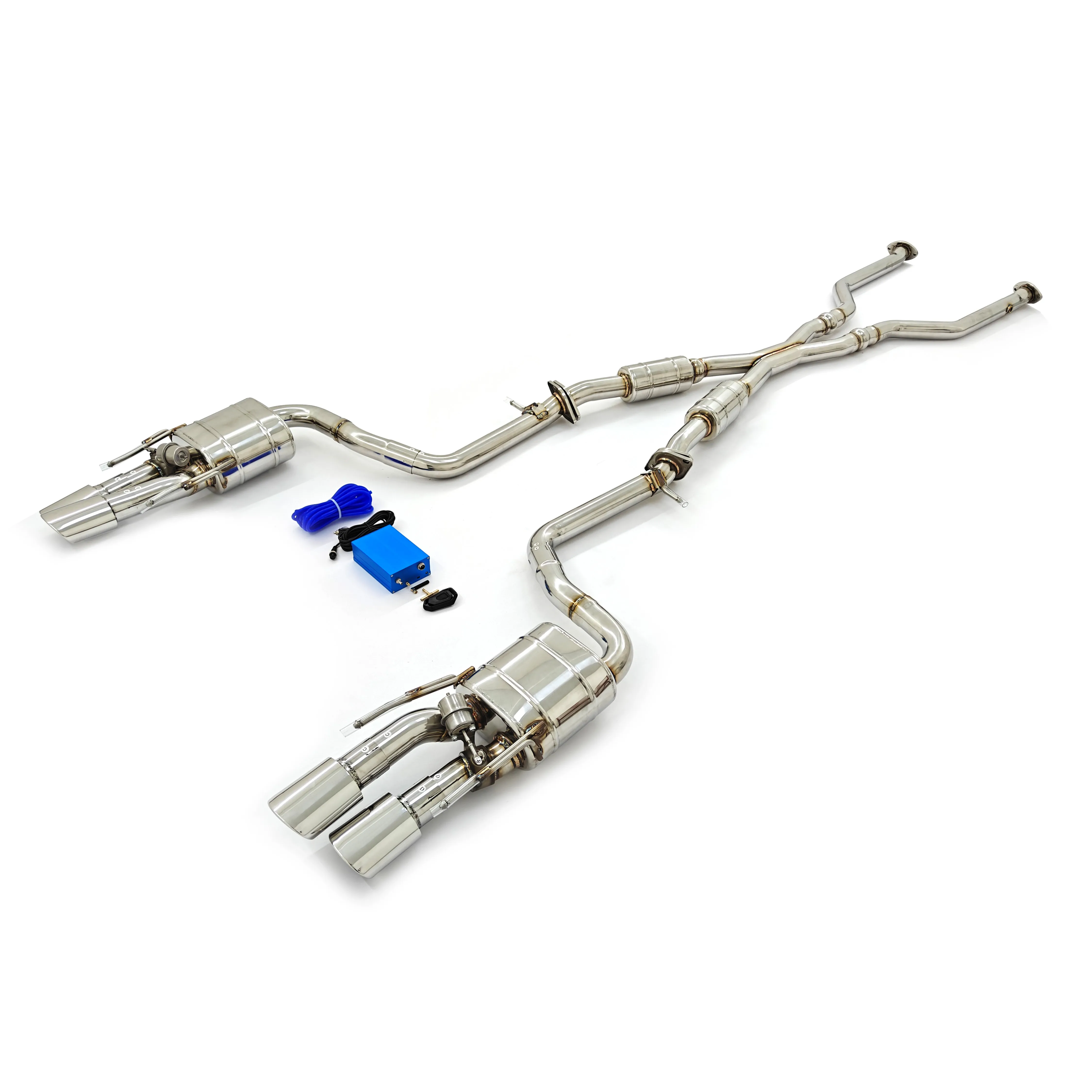 Lexus Gsf/gs F 5.0l V8 Exhaust 2015-2020 Valved Muffler Remote Control Catback Stainless Steel Pipes