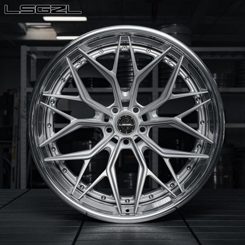Luxury Custom Monoblock or 2 Piece Concave Car Forged Wheel Polish 5x130 5x120 5*114.3 15 18 19 20 21 22 Inch Wheel Rim