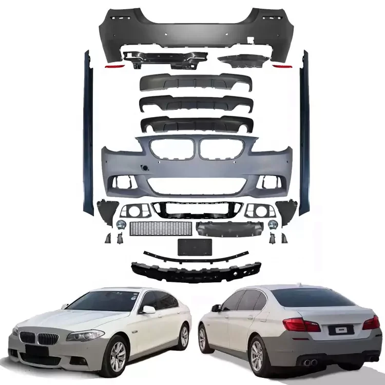 M Tech Style M-sports Body Kit Car Bumpers Parts For BMW 5 Series F10 2010-2017 Rear Bumper Side