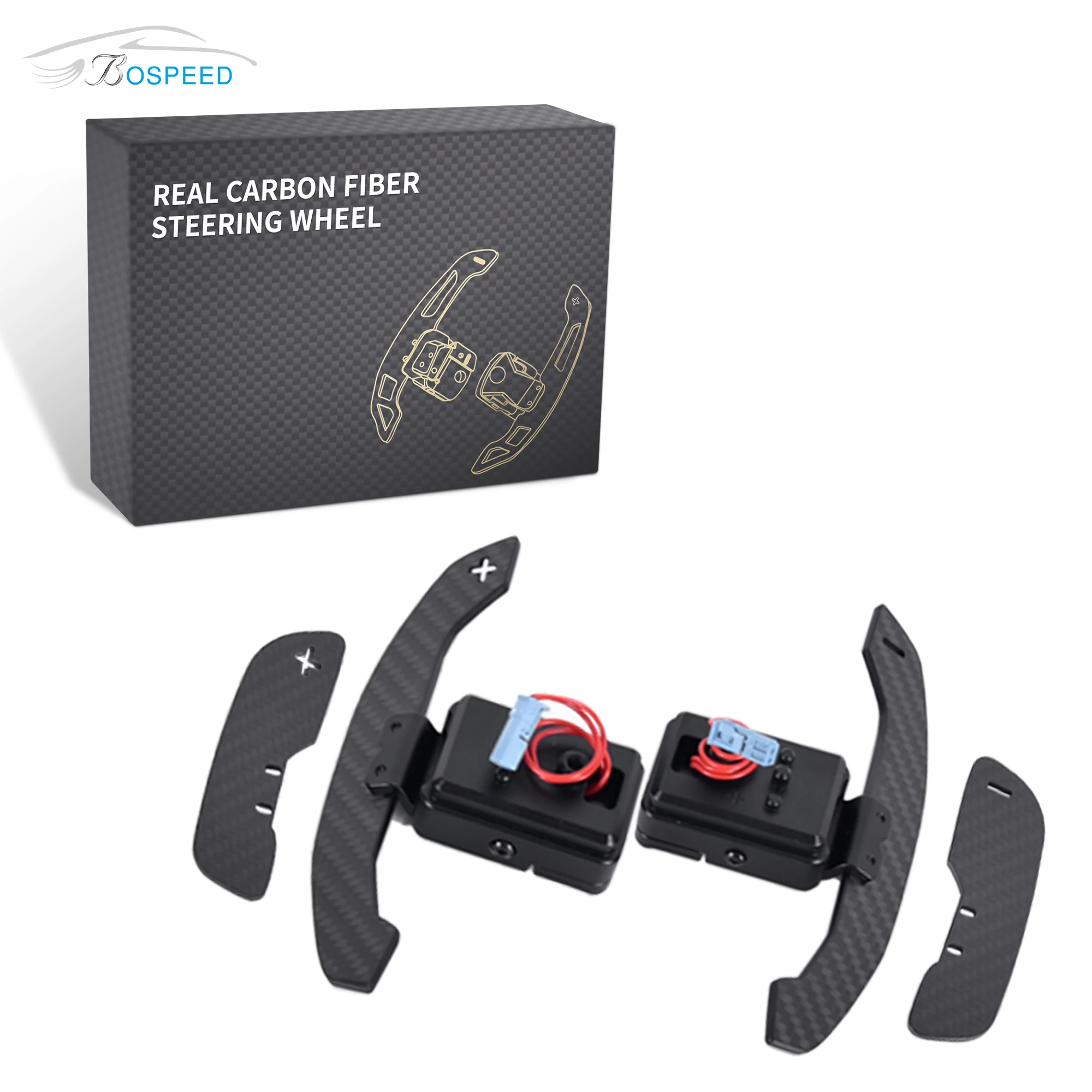 Magnetic Carbon Fiber Paddle Shifters For BMW G/f Series G80 G82 G20 G30 X3m X5m M3 M4 M5 Supra A90 - Shift Upgrade